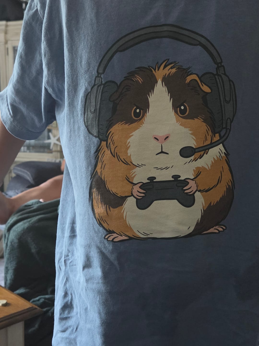 Customer photo review of Gamer Piggy T-shirt