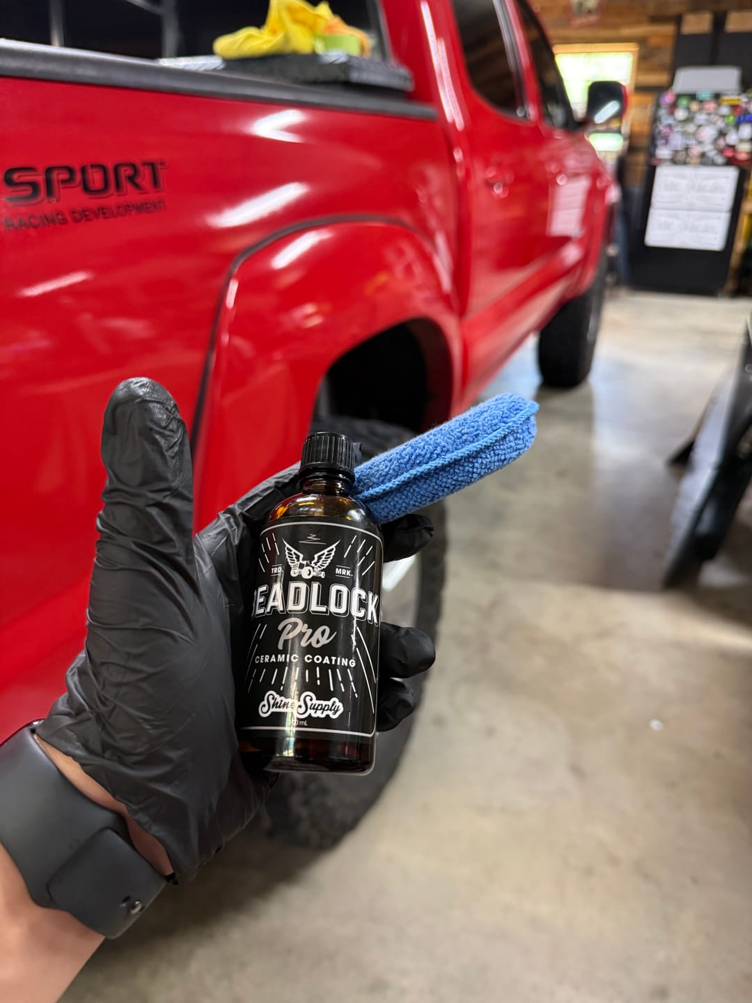 Customer photo review of Beadlock Pro Ceramic Paint Coating - 100ml Kit