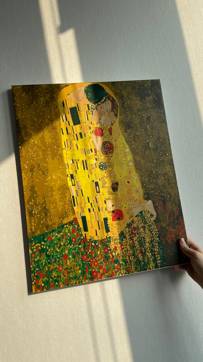 Customer photo review of Le baiser Klimt