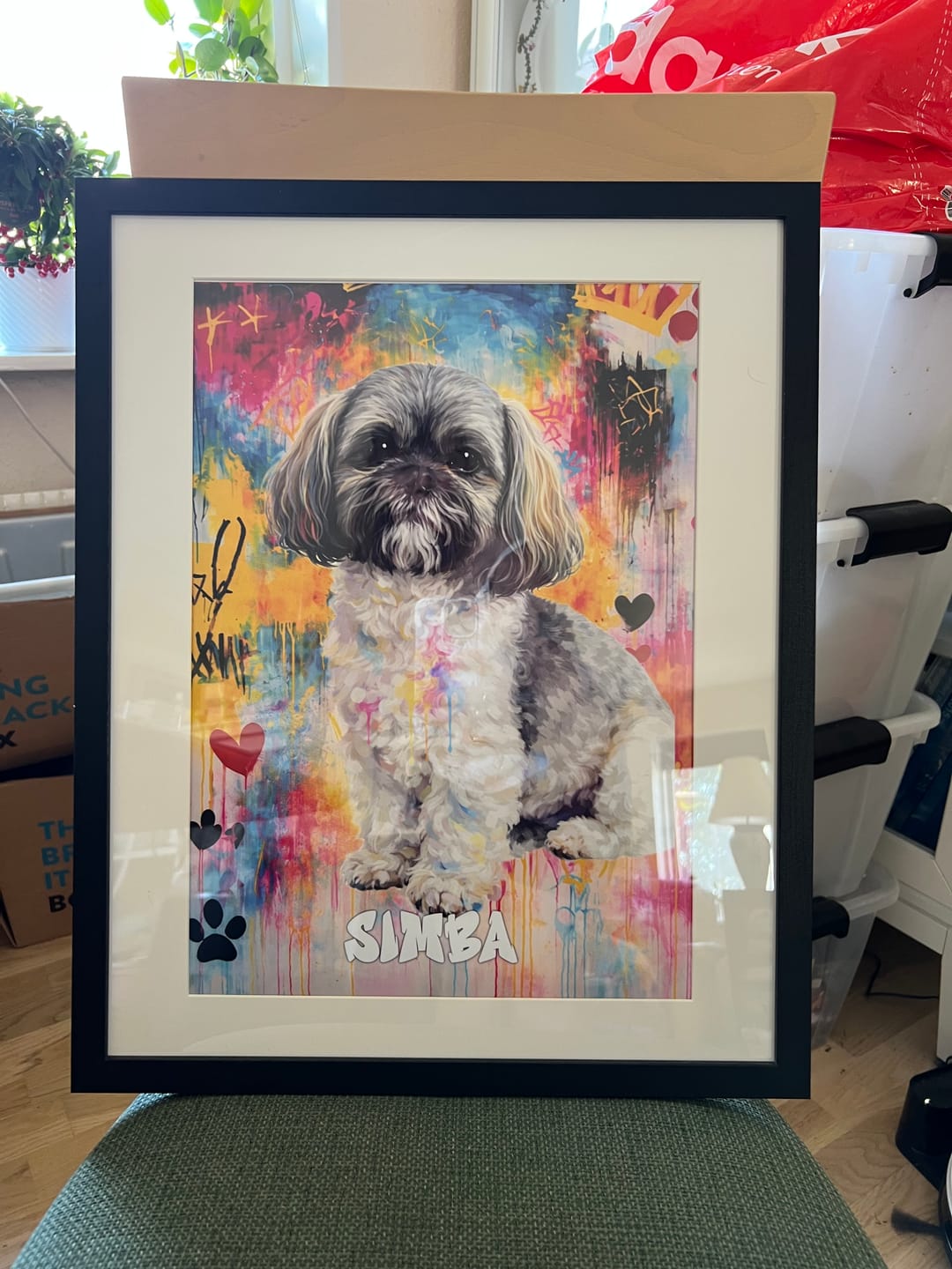 Customer photo review of Personalised Poster - Graffiti