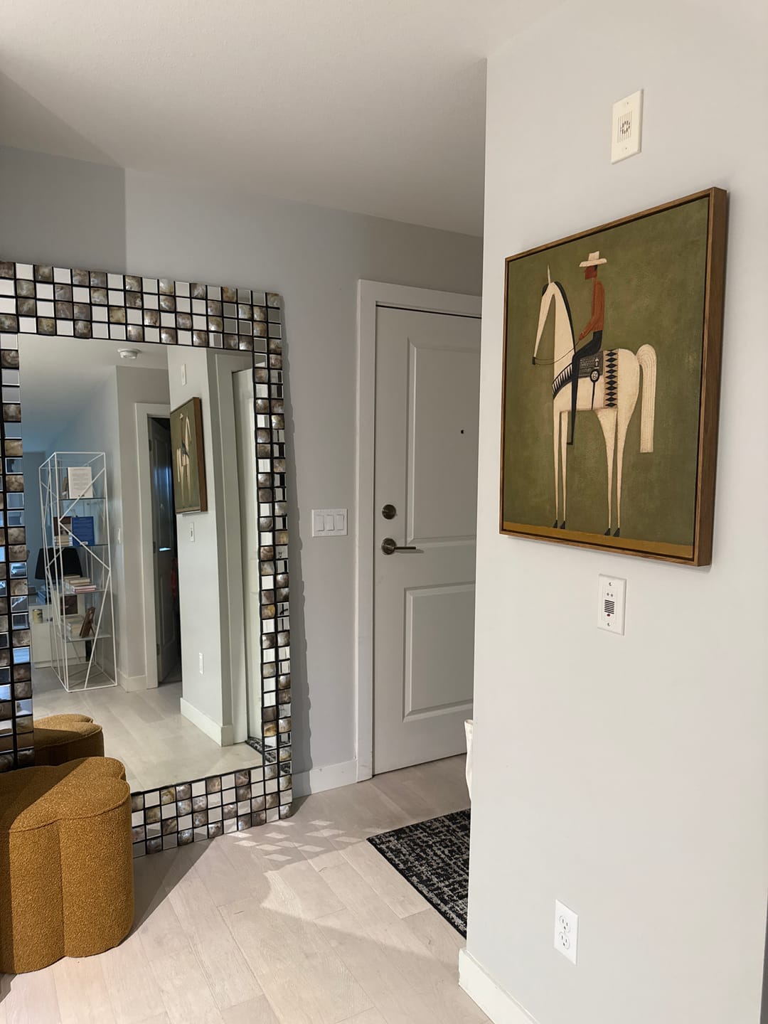 Customer photo review of Vintage Abstract Art #MA768
