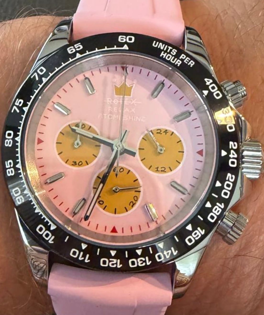 Customer photo review of VELOCIREX FLUORO WATCH
