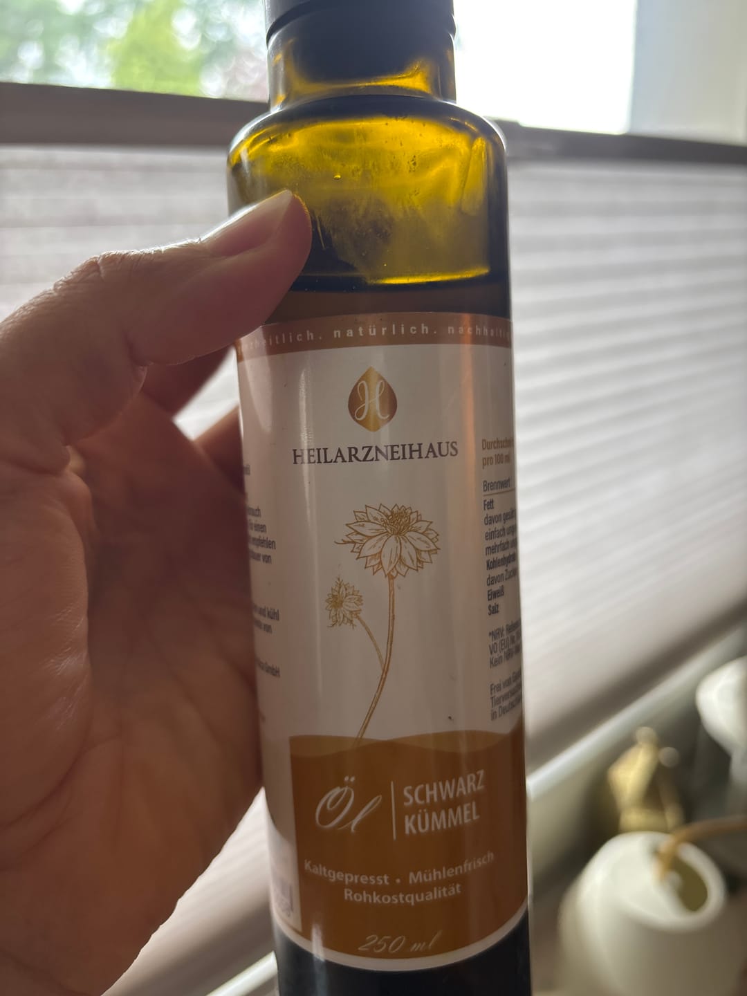 Customer photo review of Schwarzkümmelöl kaltgepresst & rohkostqualität