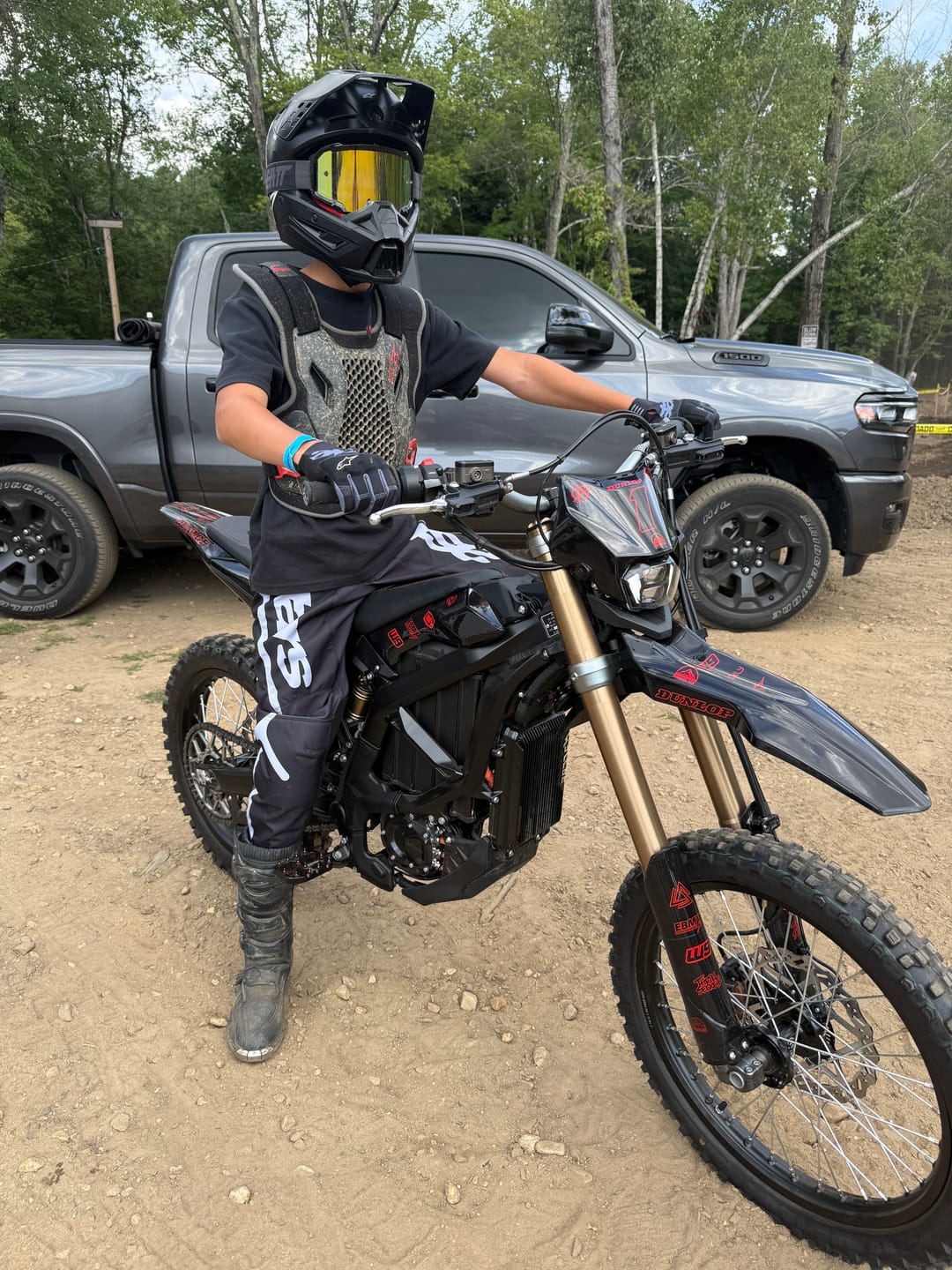 Customer photo review of Custom Seat Cover: Sur-Ron Ultra Bee