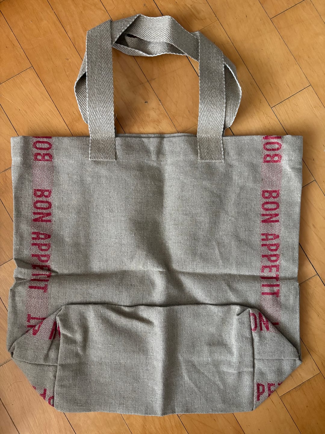 Customer photo review of CHARVET ÉDITIONS Bon Appetit Linen Bag