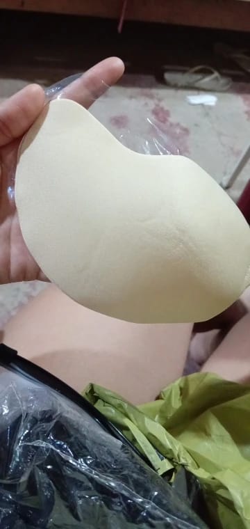 Customer photo review of Stick On Bra