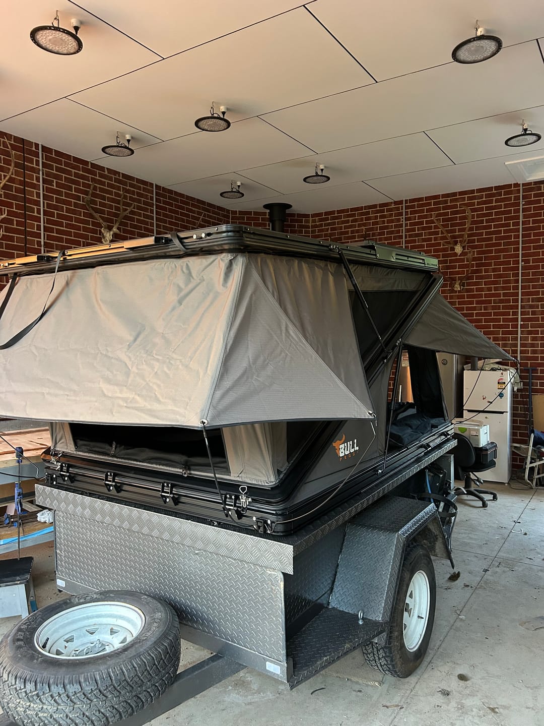 Customer photo review of Rooftop Tent Cross Bars