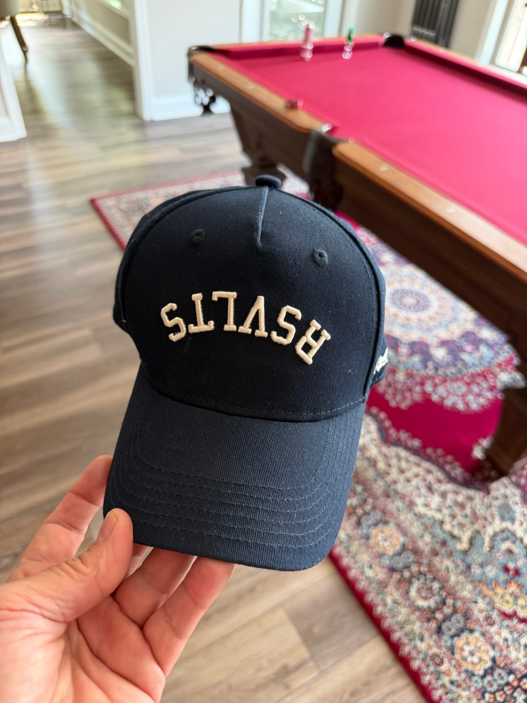 Customer photo review of The Flip – 5-Panel Curved Brim Hat