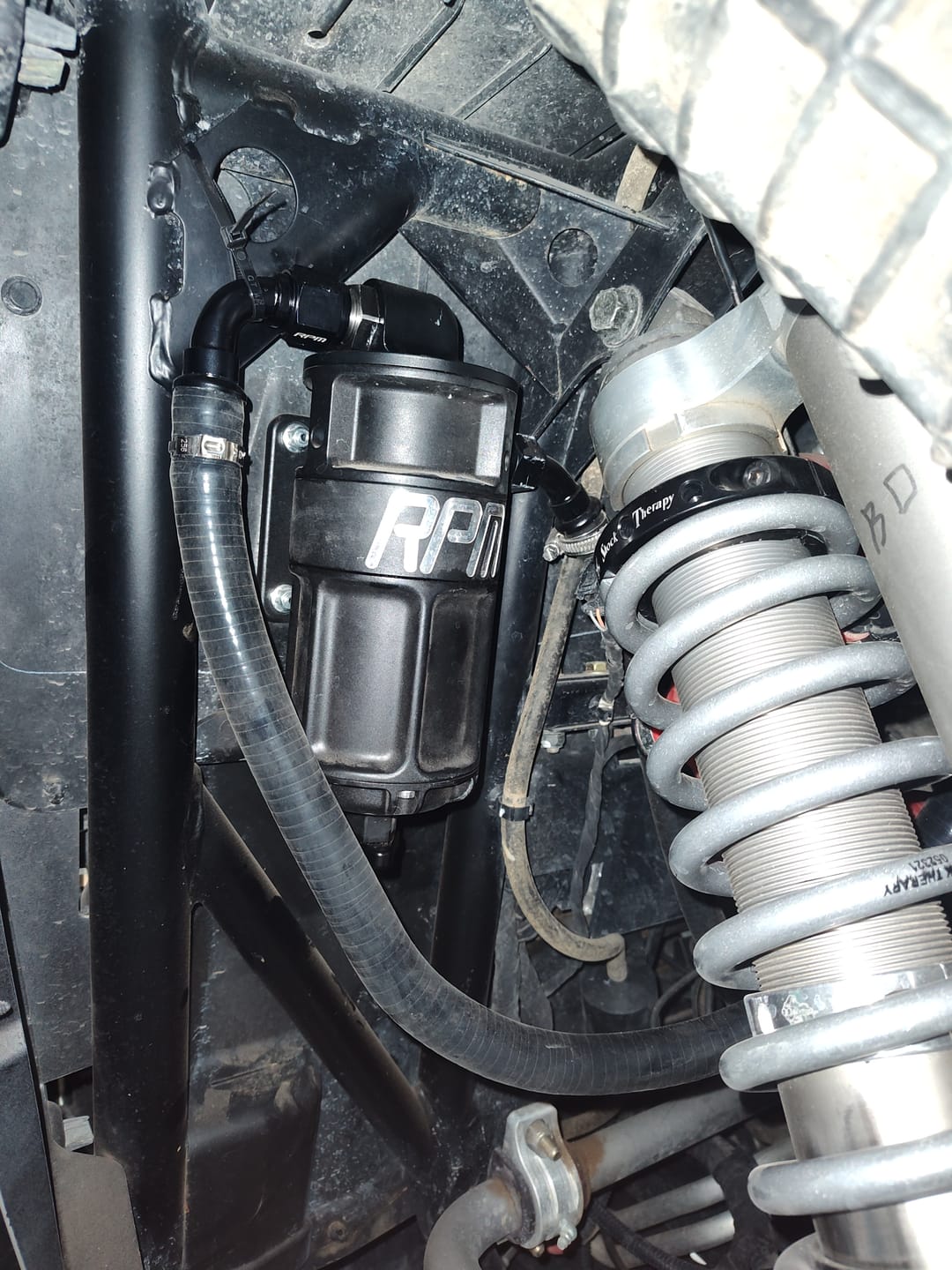 Customer photo review of RPM Polaris RZR Turbo, XPT, Turbo R, Pro S, & Pro XP 4-Stage Oil Catch Can Recirculation Kit ONLY