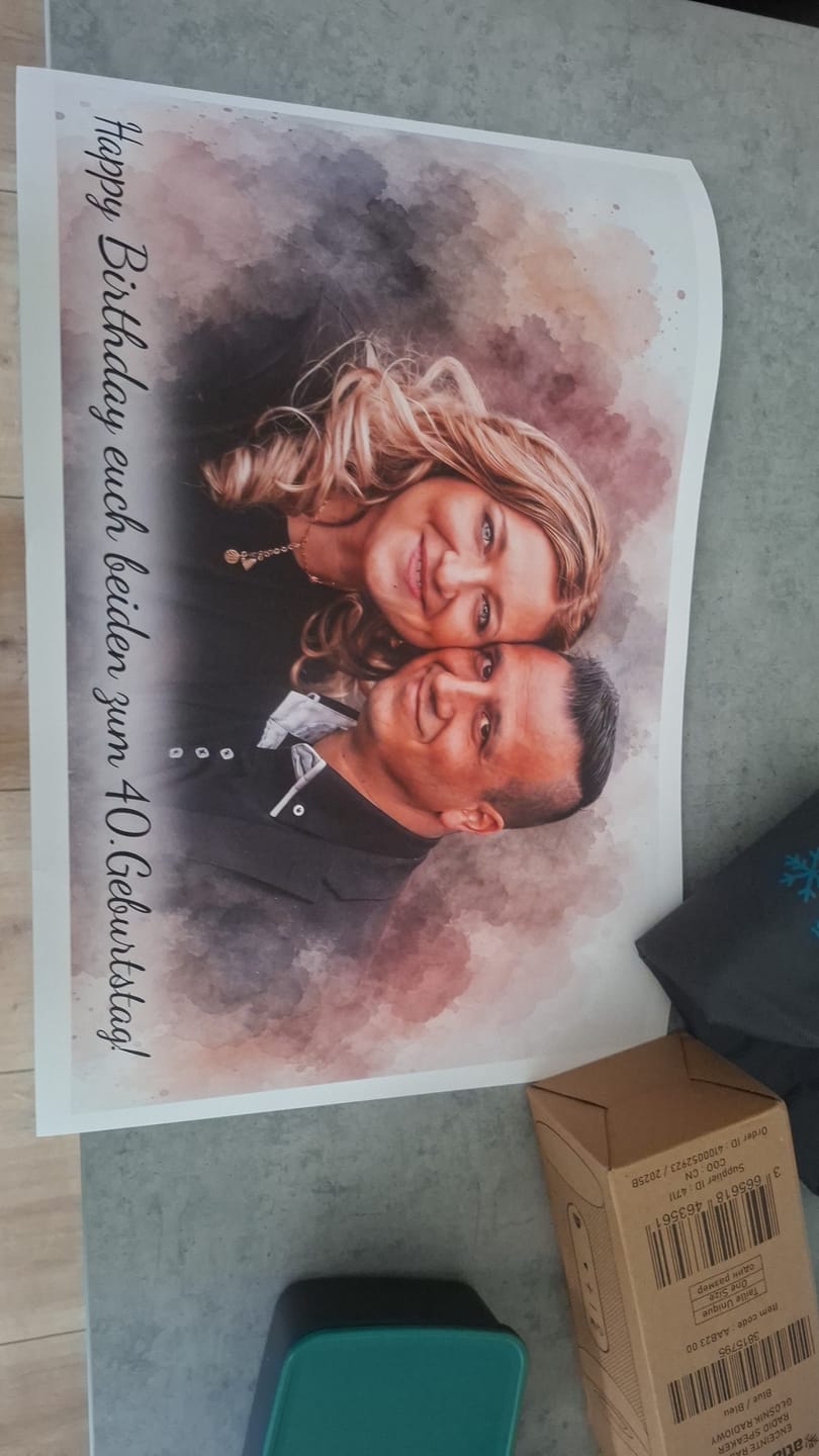 Customer photo review of Euer Foto als Kunstwerk – mit Live-Vorschau, als Poster oder Leinwand