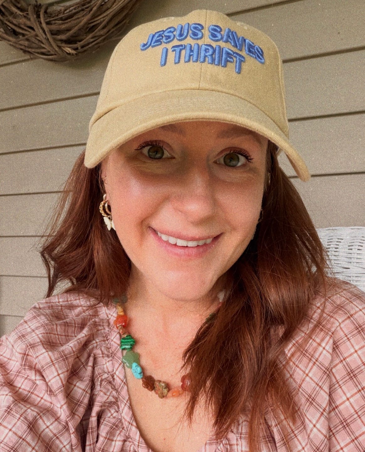 Customer photo review of Hat: Jesus Saves I Thrift