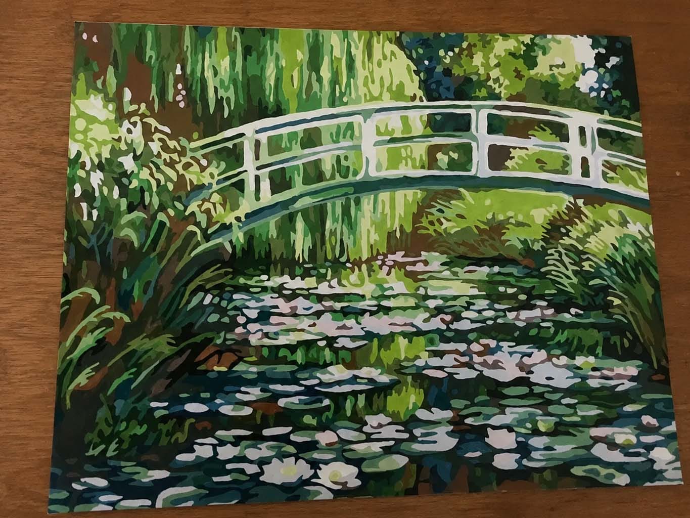 Customer photo review of Le Bassin aux nymphéas Monet
