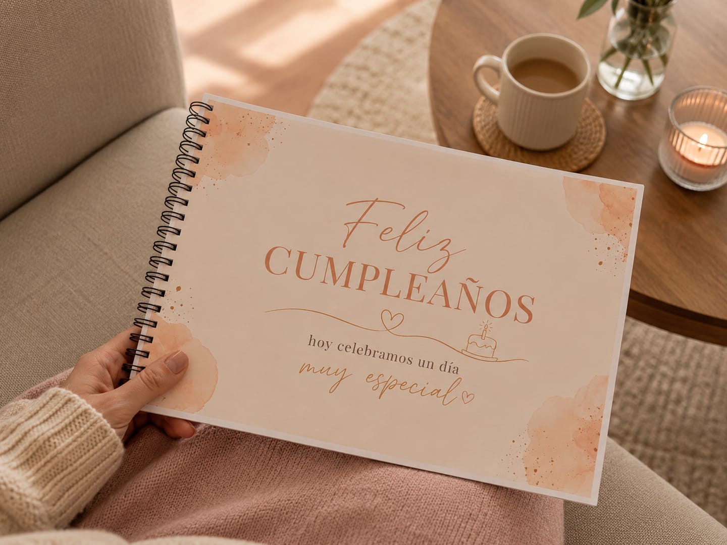 Customer photo review of Álbum Imprimible Feliz Cumpleaños