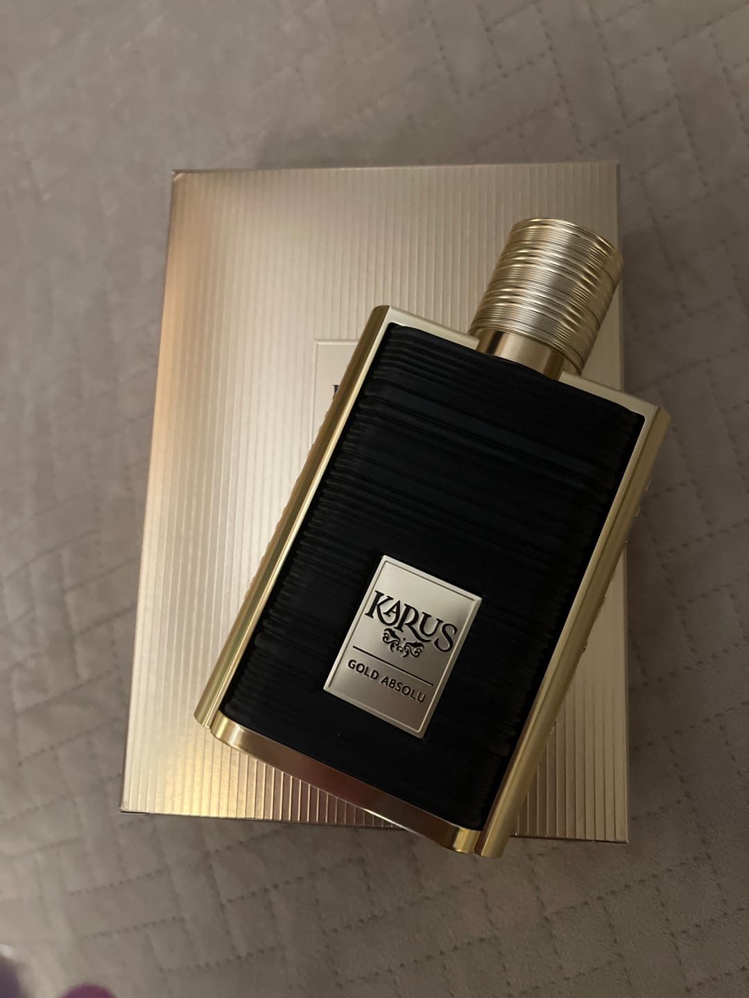 Customer photo review of Khadlaj Karus Gold Absolu Eau de Parfum 100ml