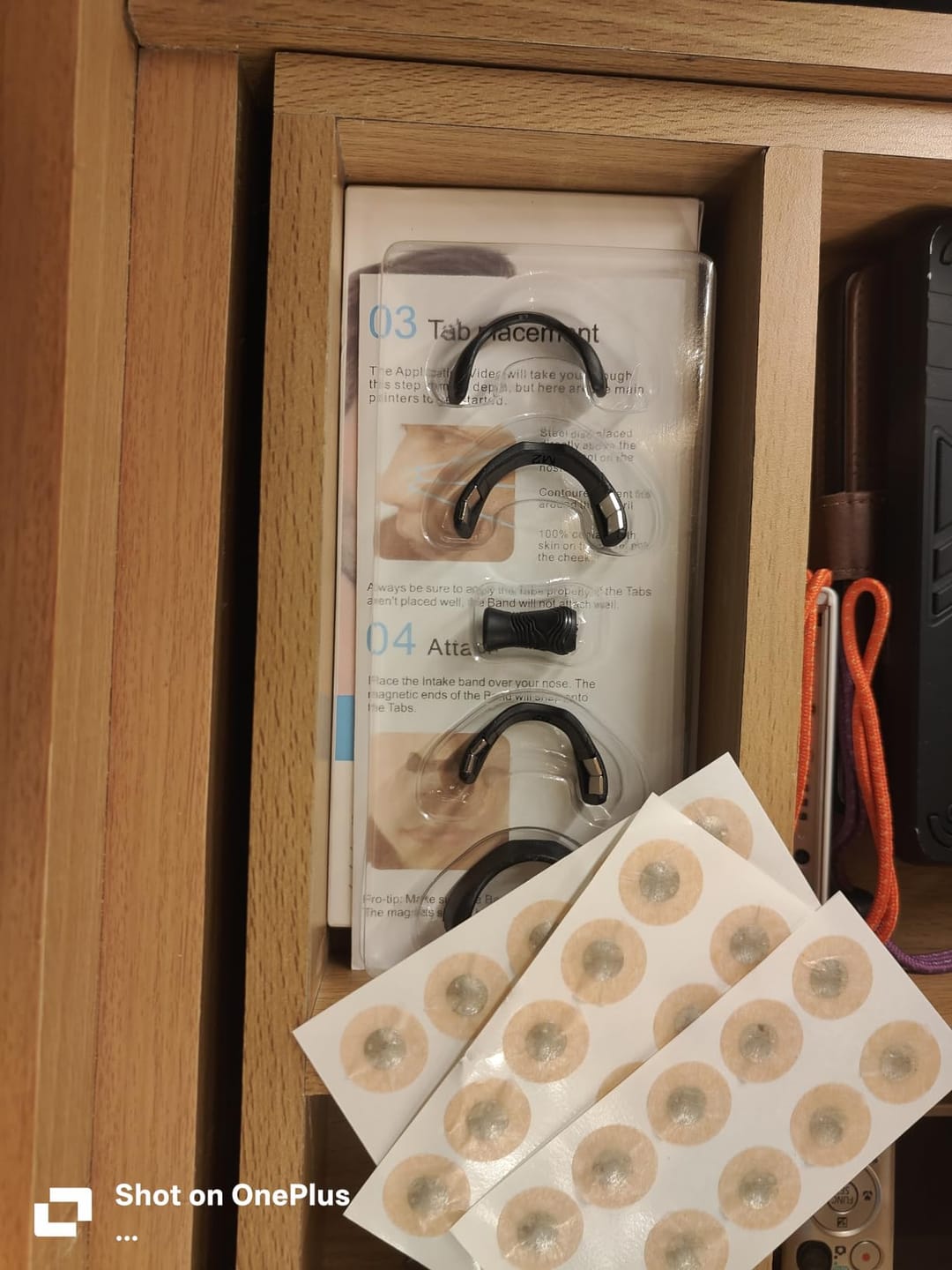 Customer photo review of Magnetic Nasal Strips
