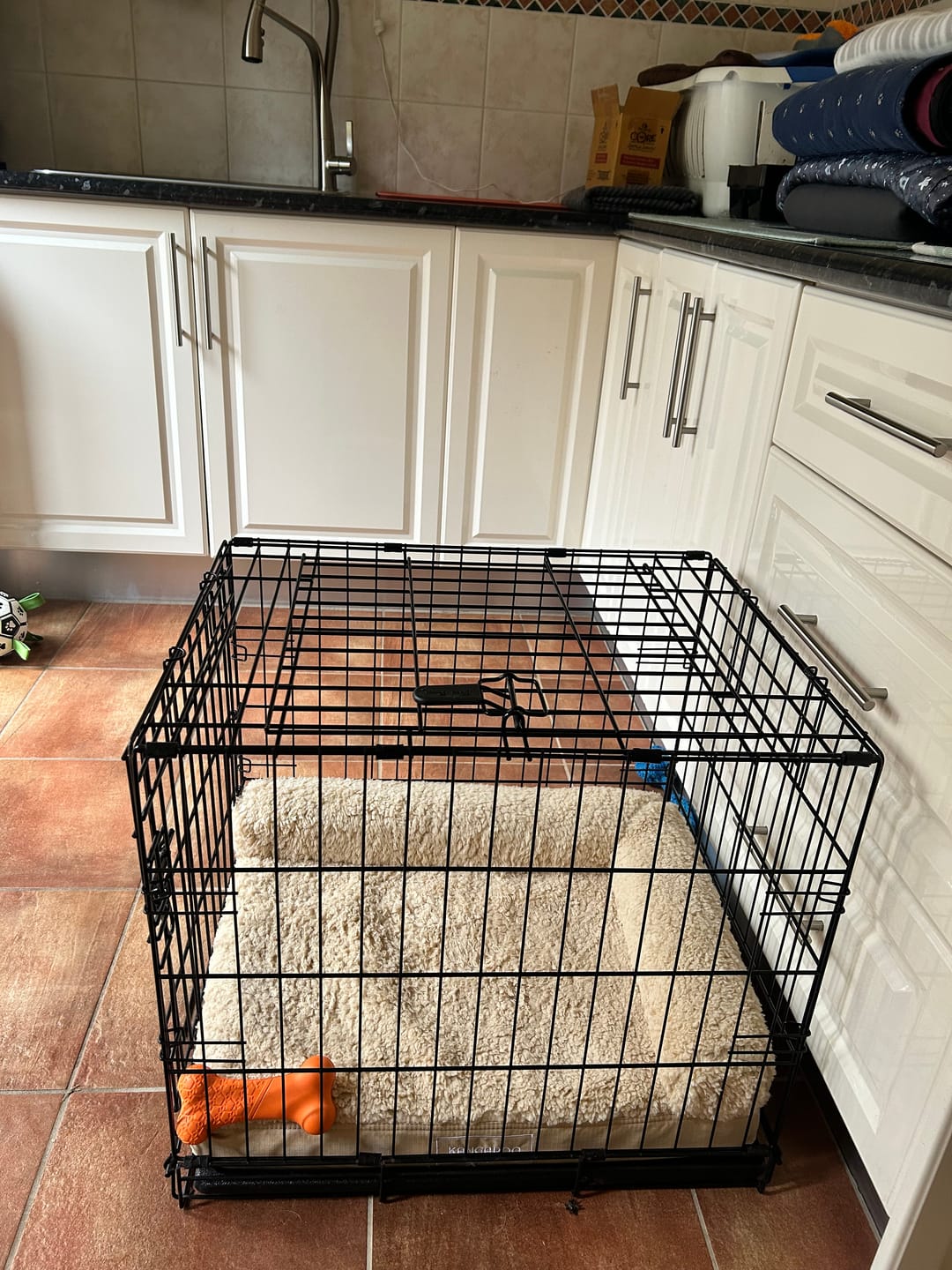 Customer photo review of Winter Cover for Kangaroo Crate Mat