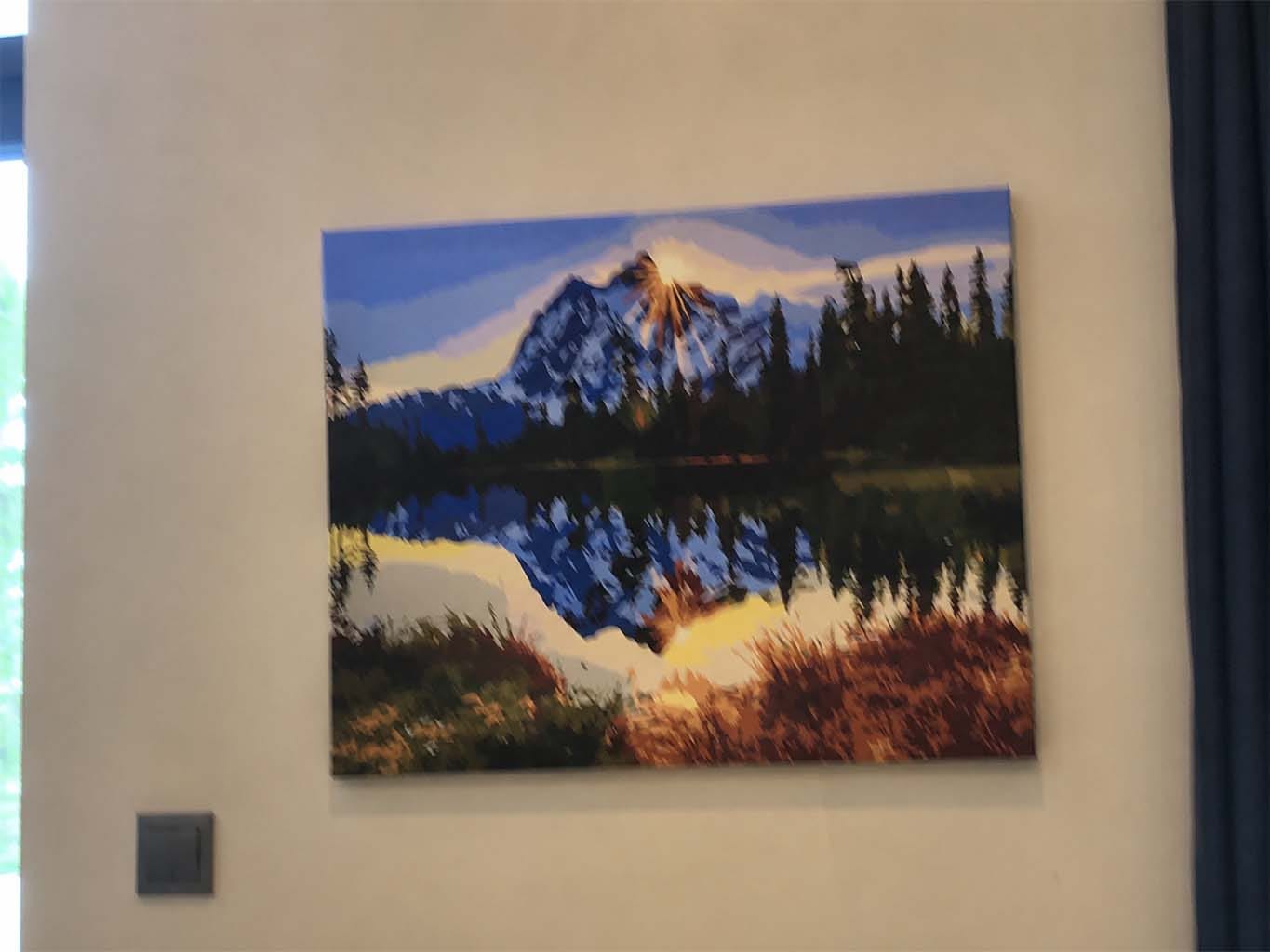 Customer photo review of Lac et Reflet de Montagne