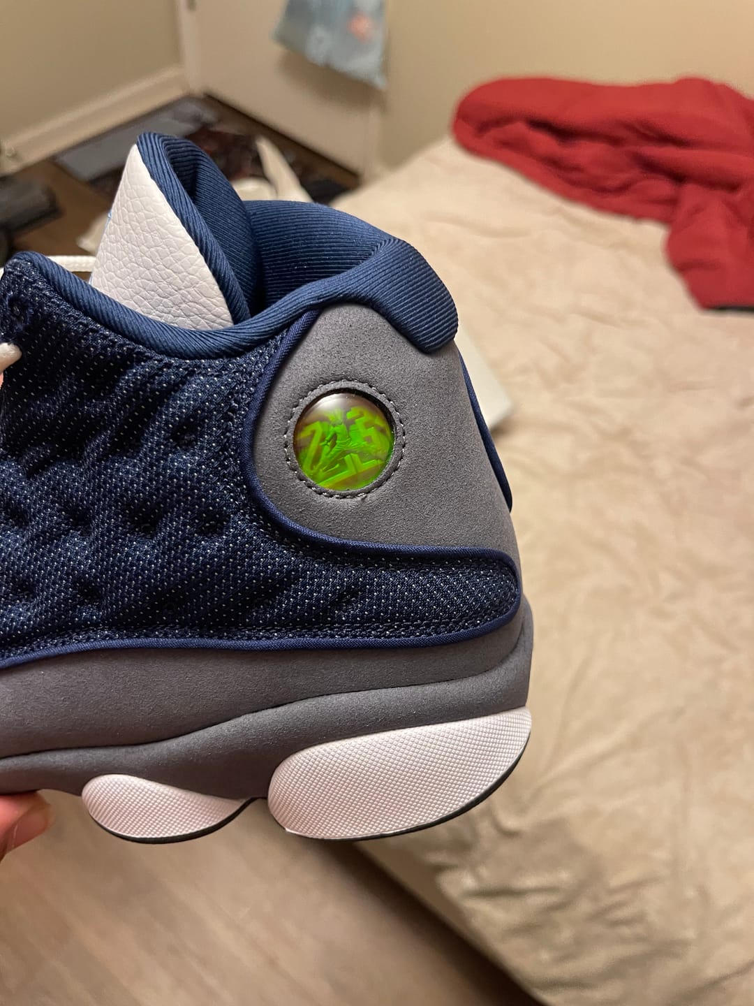 Customer photo review of Air Jordan 13 "Flint"