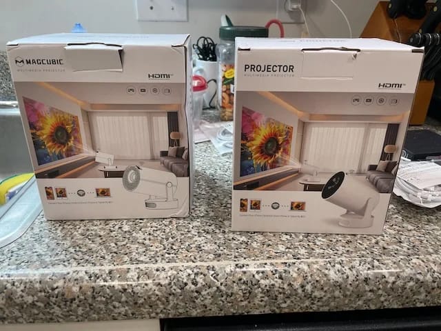 Customer photo review of BookGlow™ - Smart Projector