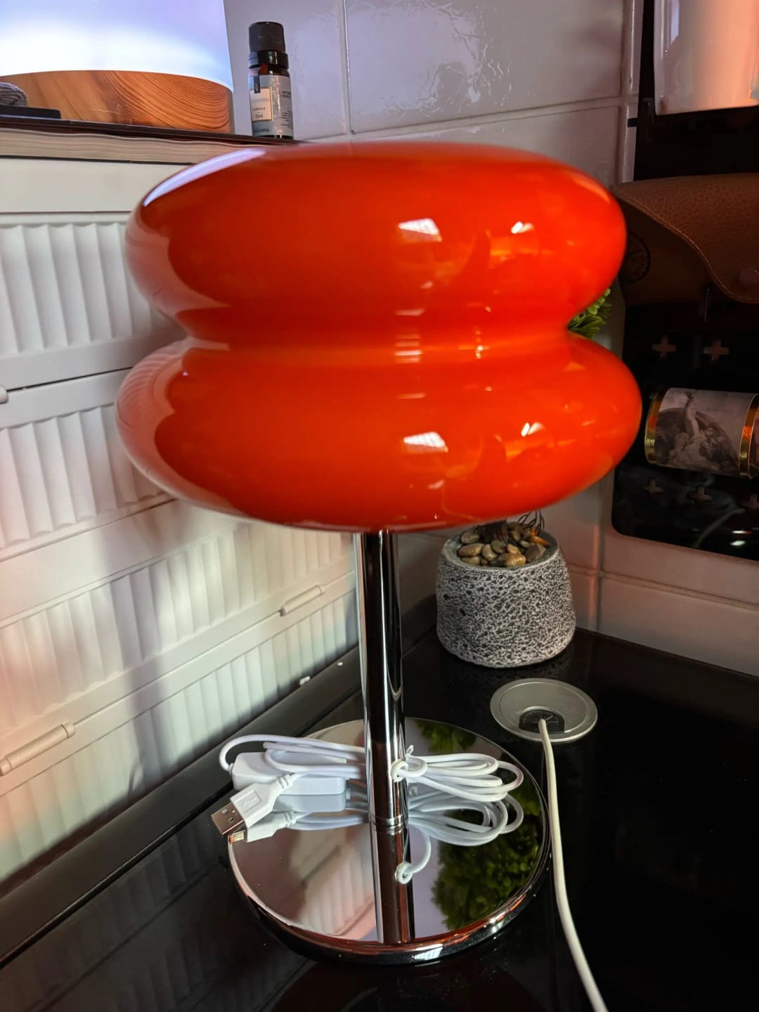 Customer photo review of Macaron Stack Table Lamp