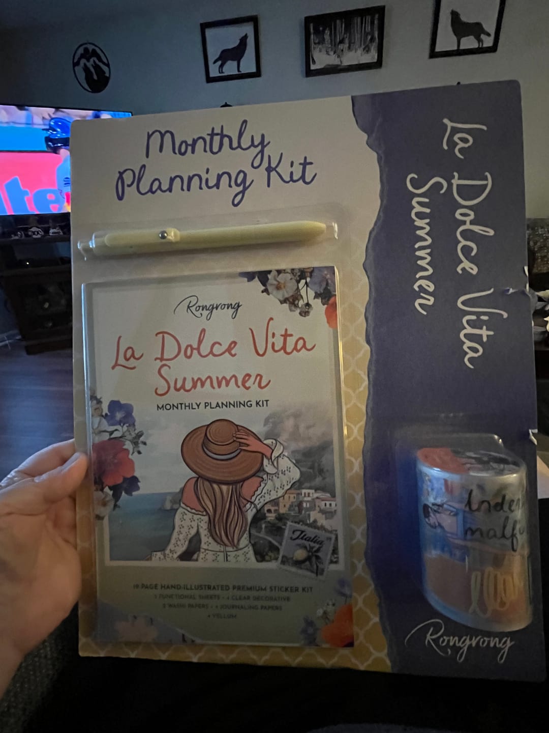 Customer photo review of La Dolce Vita Summer Monthly Planning Kit Bundle
