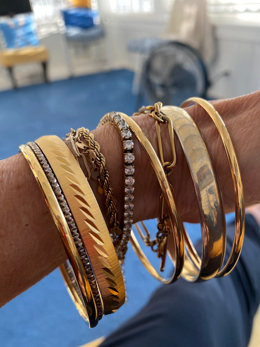 Customer photo review of Luxe Tennis Bracelet