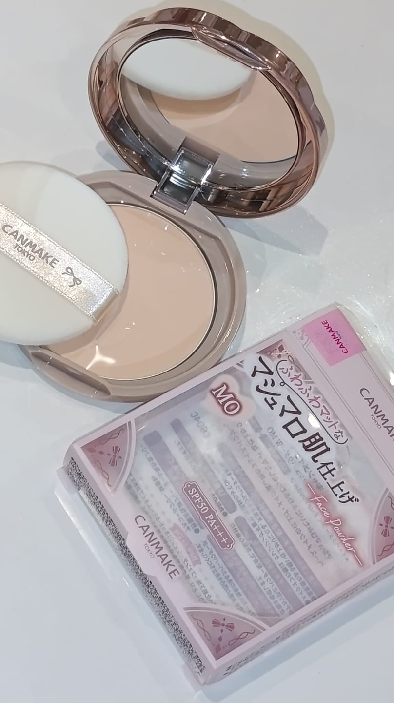 Customer photo review of Canmake Marshmallow Finish Powder MO - Matte Ochre Natural Finish Face Powder