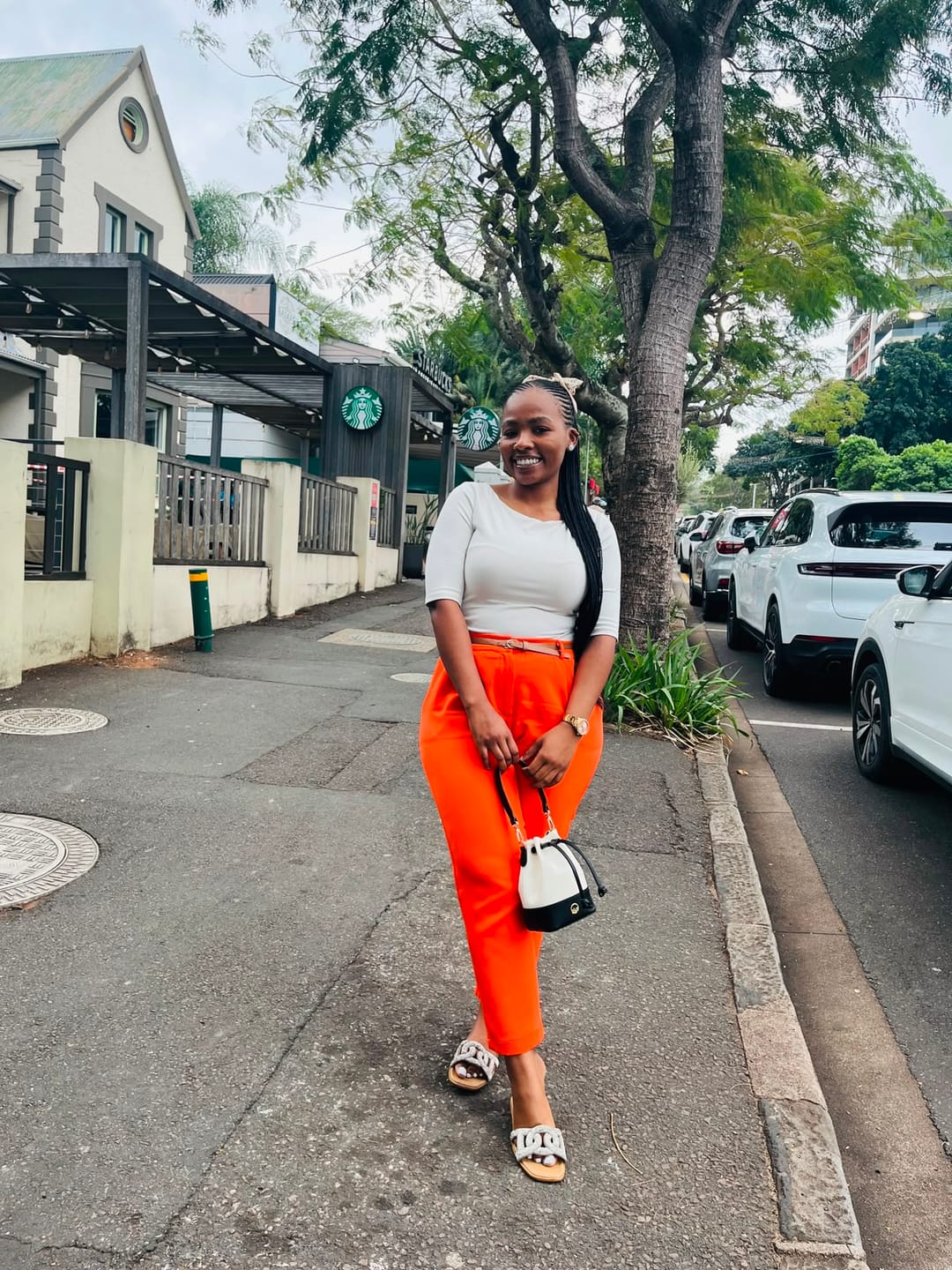 Customer photo review of The Monroe Bucket Bag