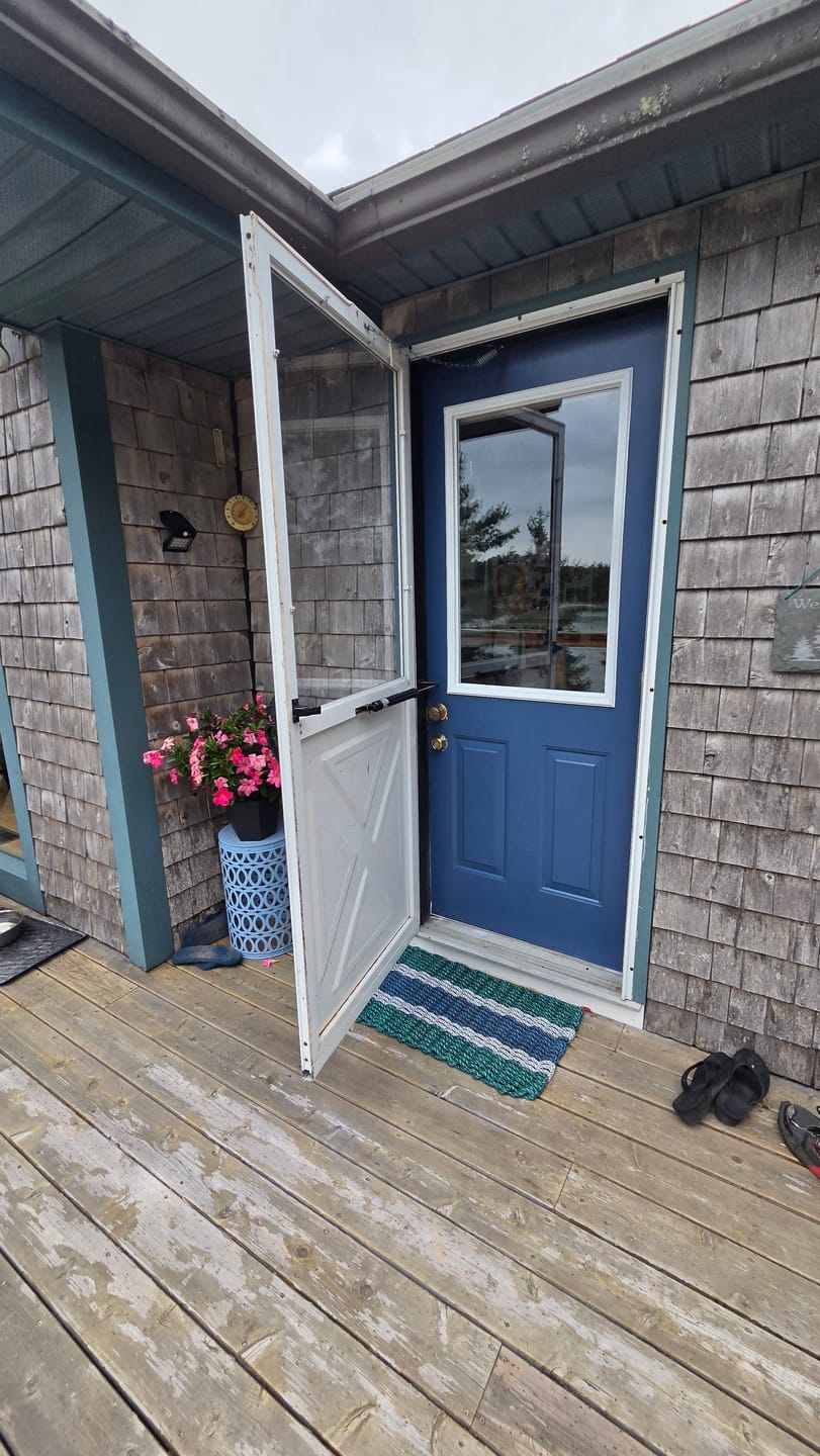 Customer photo review of Clear 1 Lite Glass and Frame Kit (Half Lite)