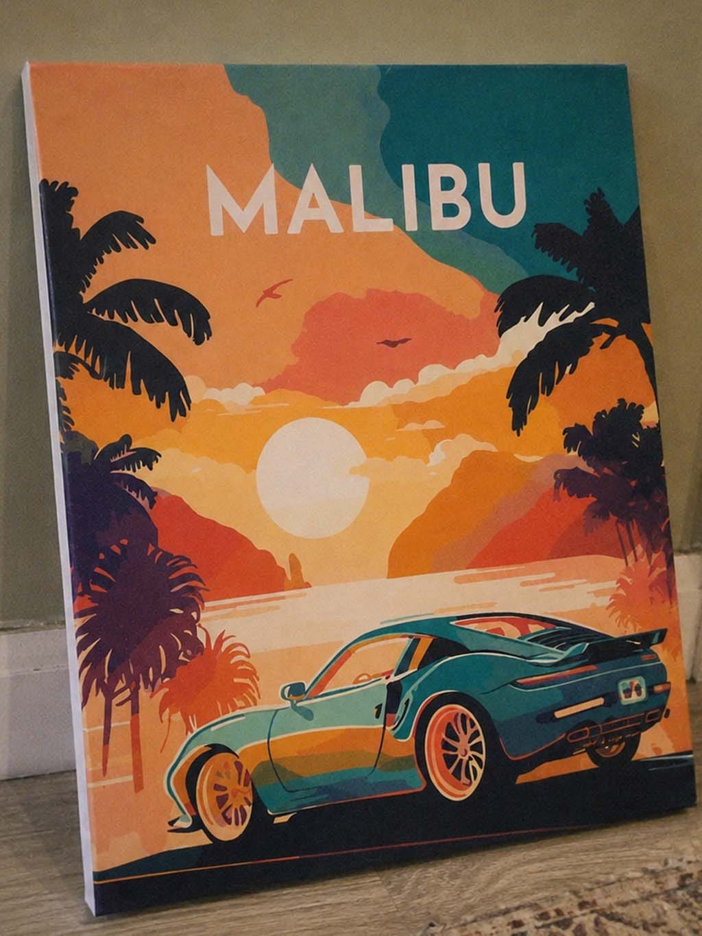 Customer photo review of Affiche Vintage Malibu