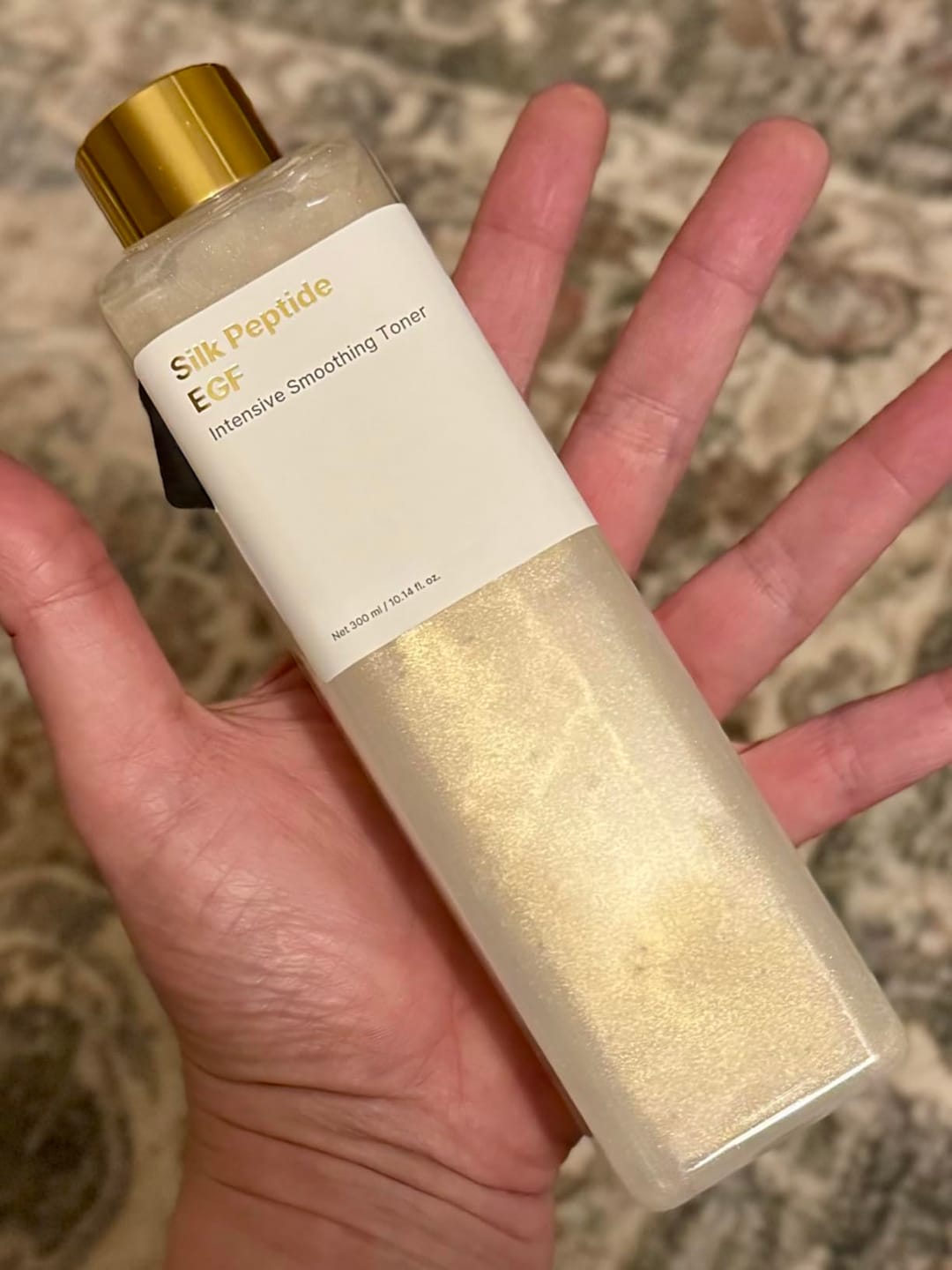Customer photo review of Peptide Firming Toner