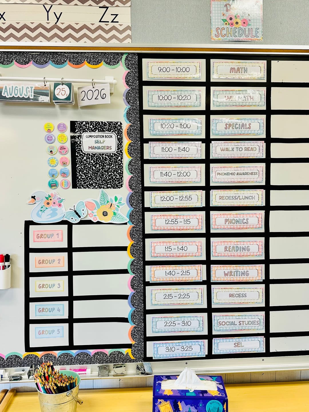 Customer photo review of Pretty in Pastel Full Printable Classroom Decor Bundle