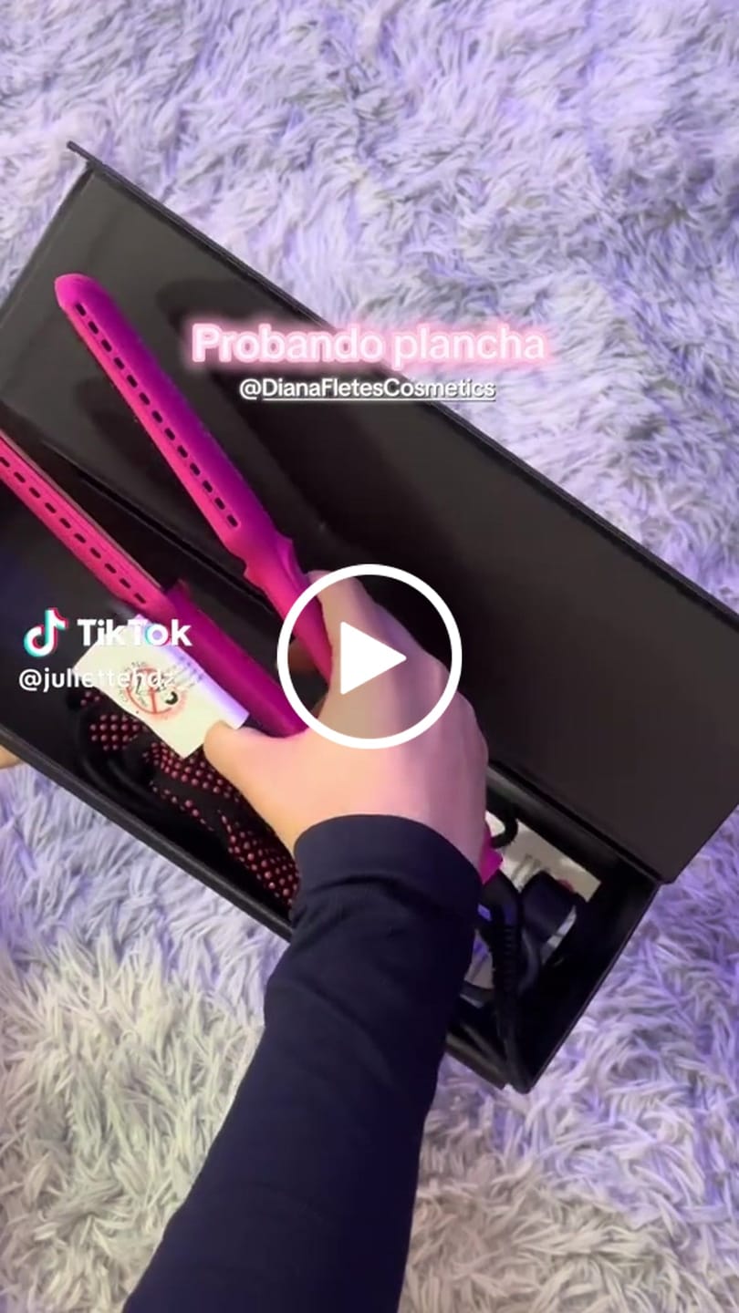 Customer video review of Plancha 2 en 1 Pink con placas de Cerámica