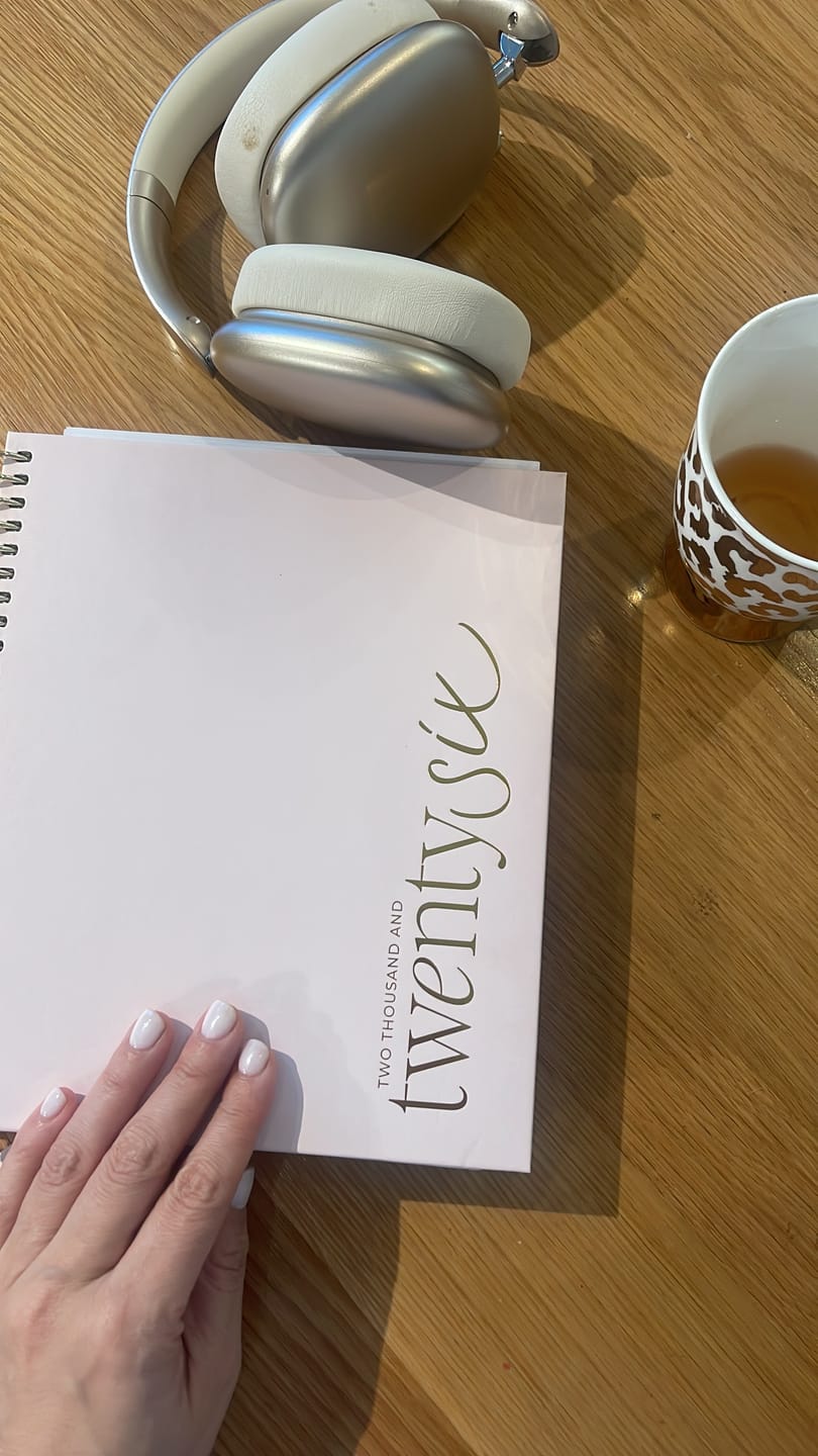Customer photo review of 2026 Signature Planner - Blush + Yellow Gold