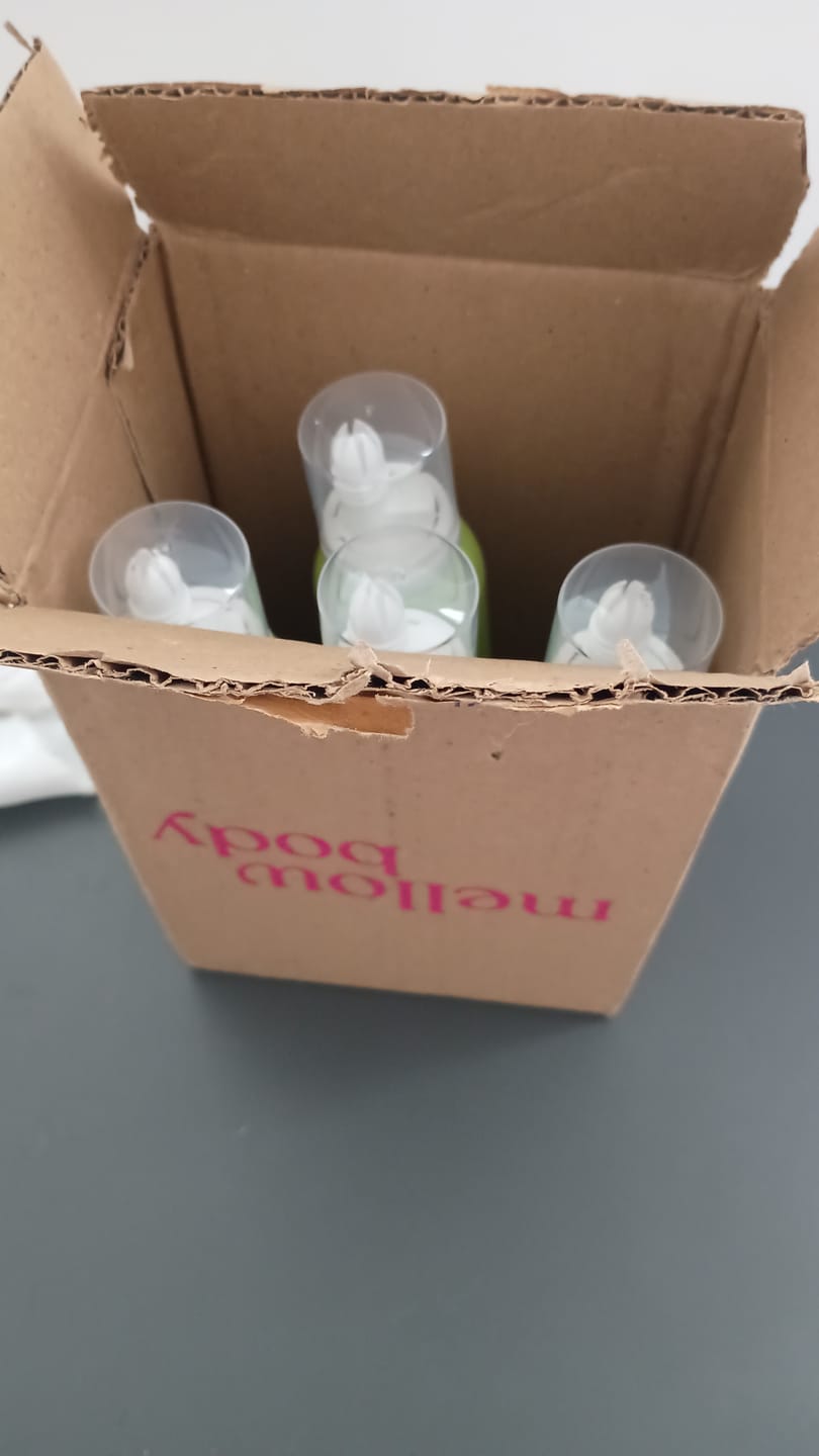 Customer photo review of KIT Trio Mellow Mousse Maçã Verde