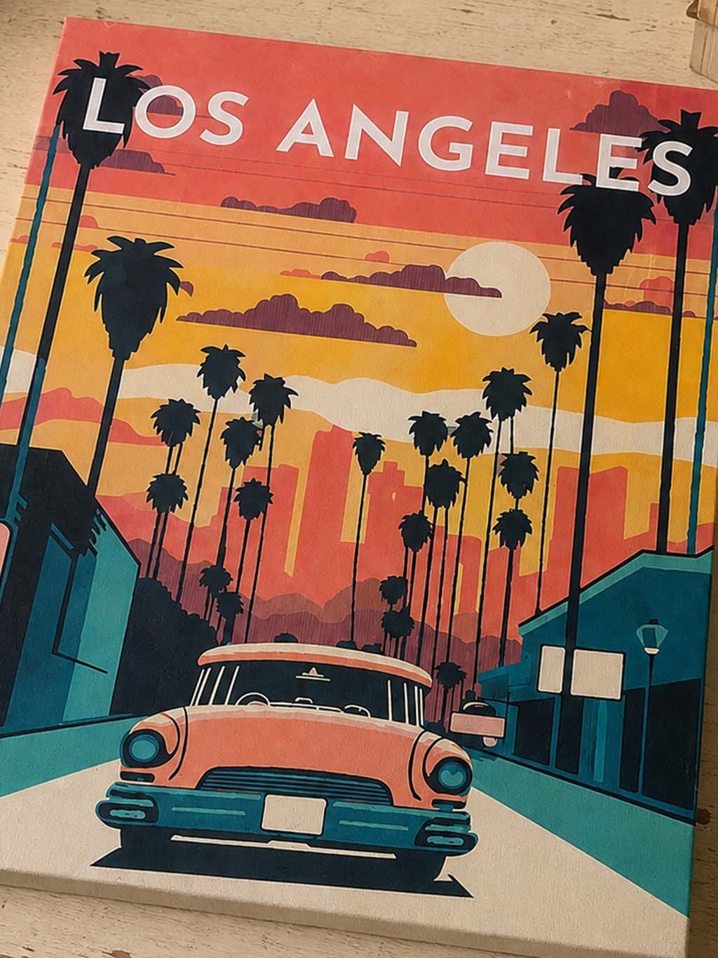 Customer photo review of Affiche Vintage Los Angeles