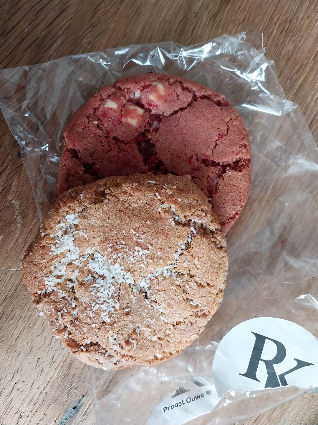 Customer photo review of Raspberry Cream Cookies
