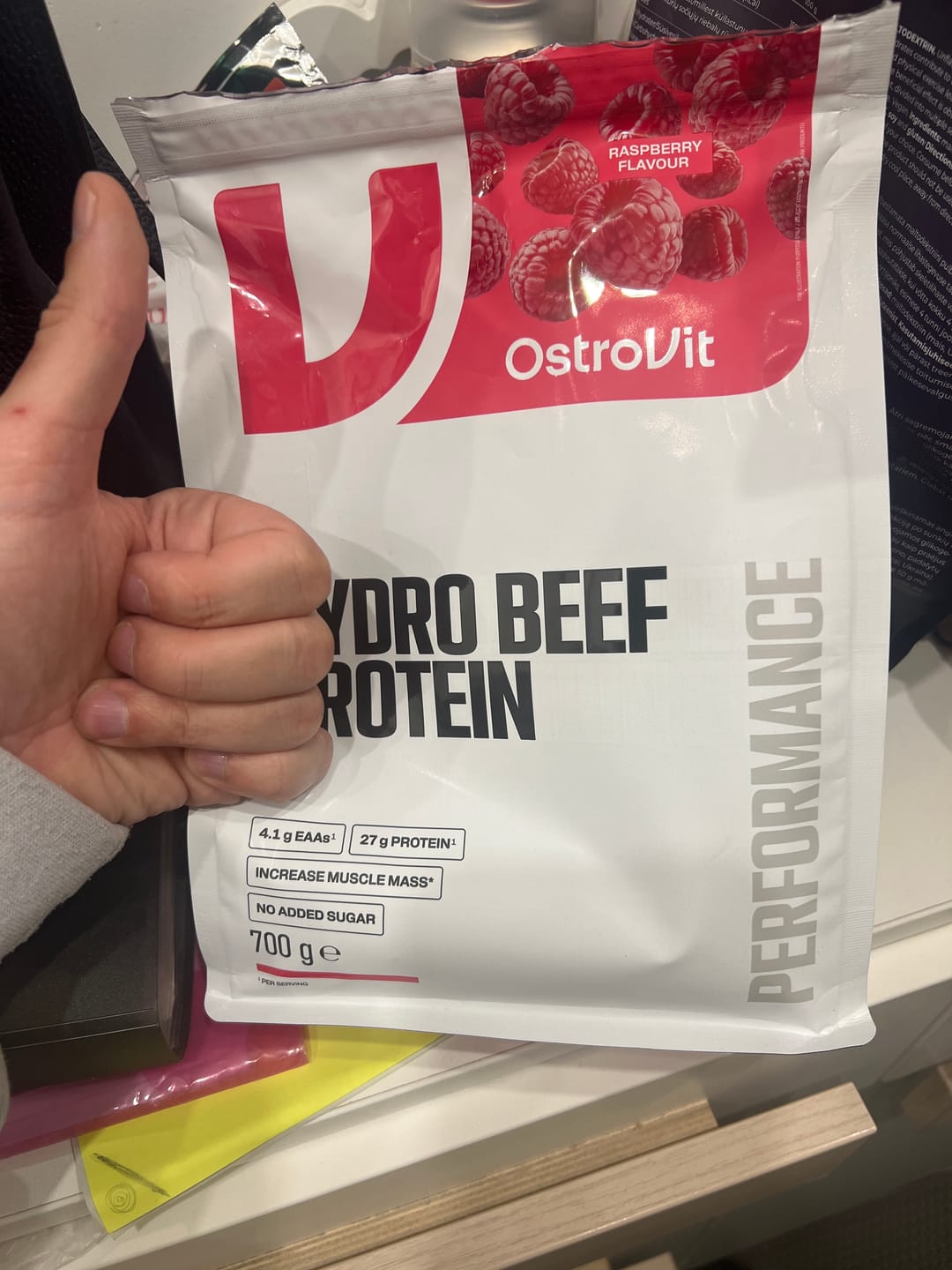 Customer photo review of Hydro Liellopu proteīns (700 g)