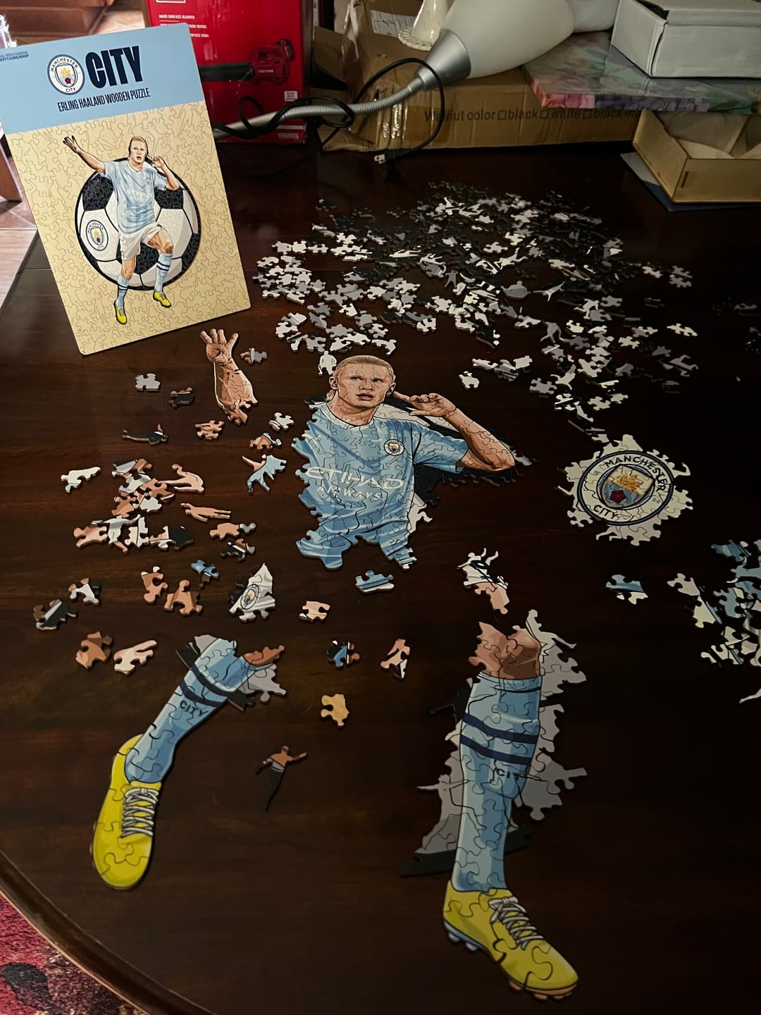 Customer photo review of Erling Haaland - Wooden Puzzle