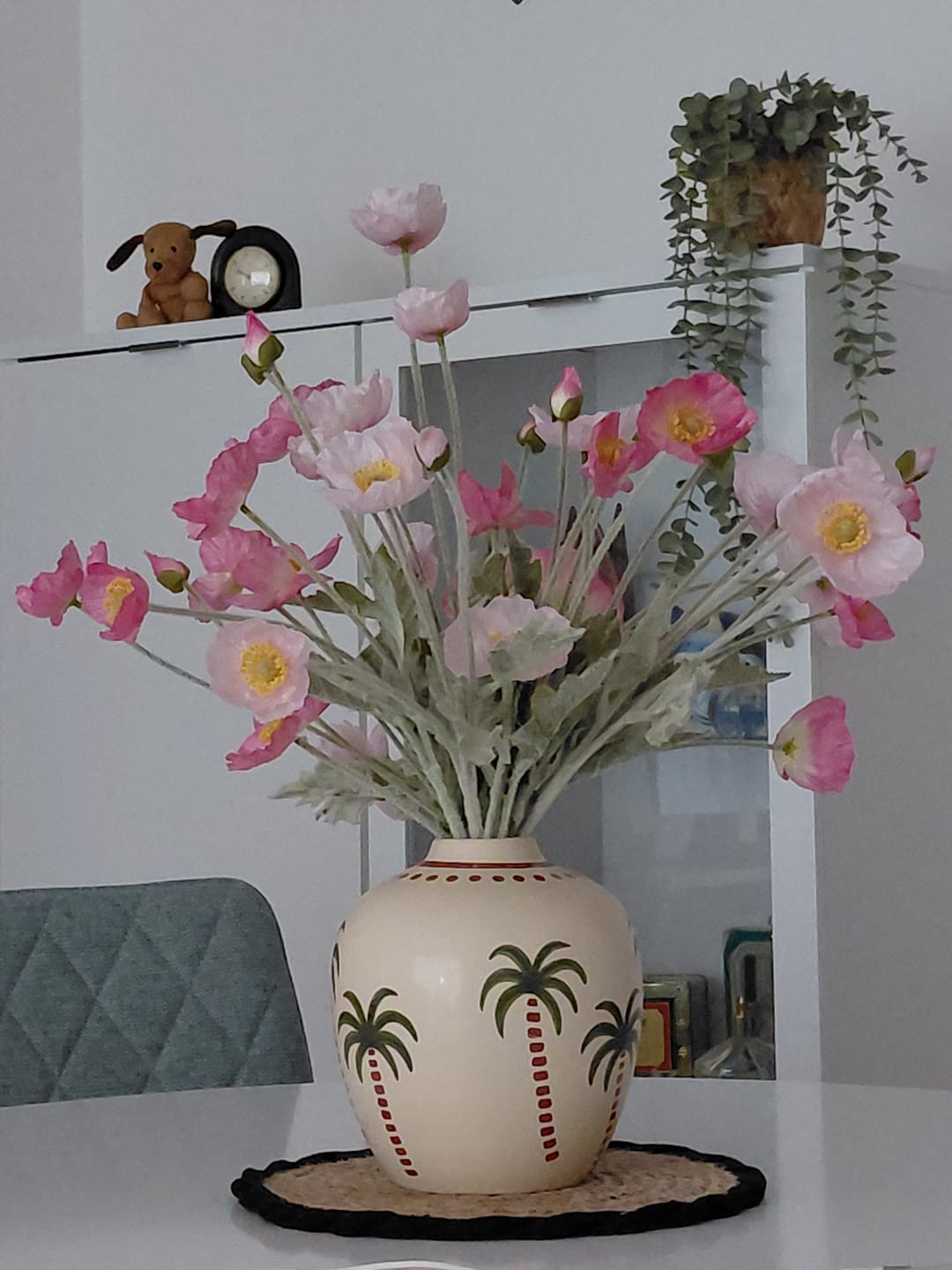 Customer photo review of Zijden Klaprozen - Roze Mix