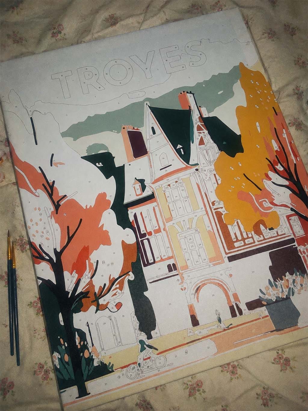 Customer photo review of Affiche Vintage Troyes