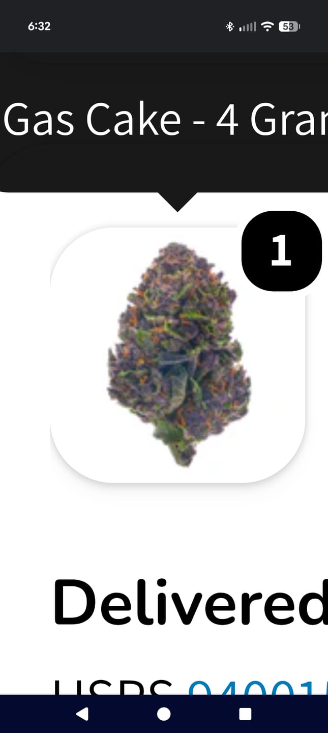 Customer photo review of Gas Cake - 4 Grams - Indica