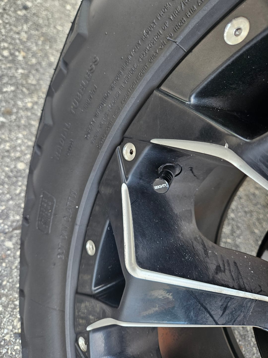 Customer photo review of 80Eighty® Valve Stem Caps