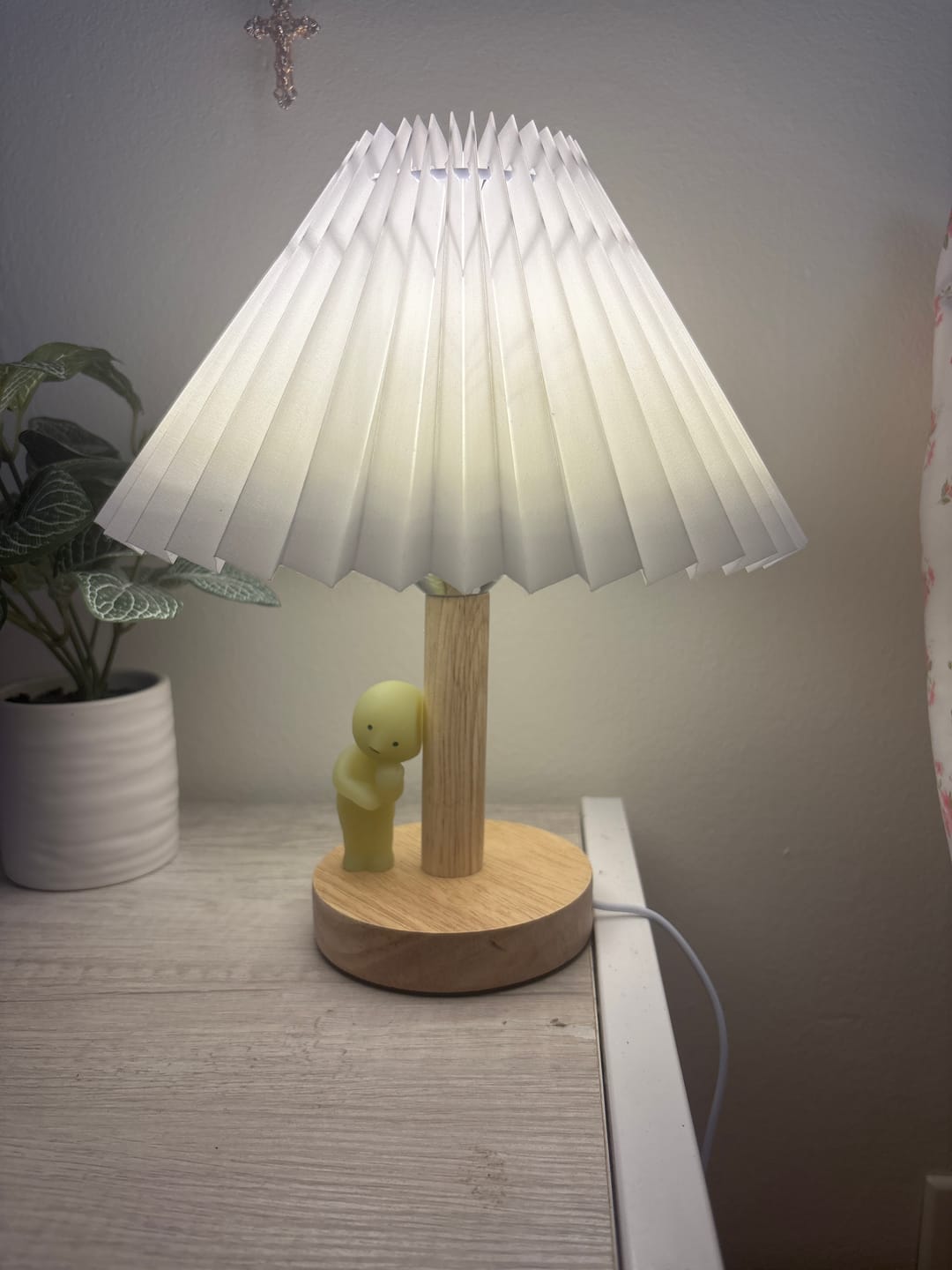 Customer photo review of Emy Pleated Table Lamp