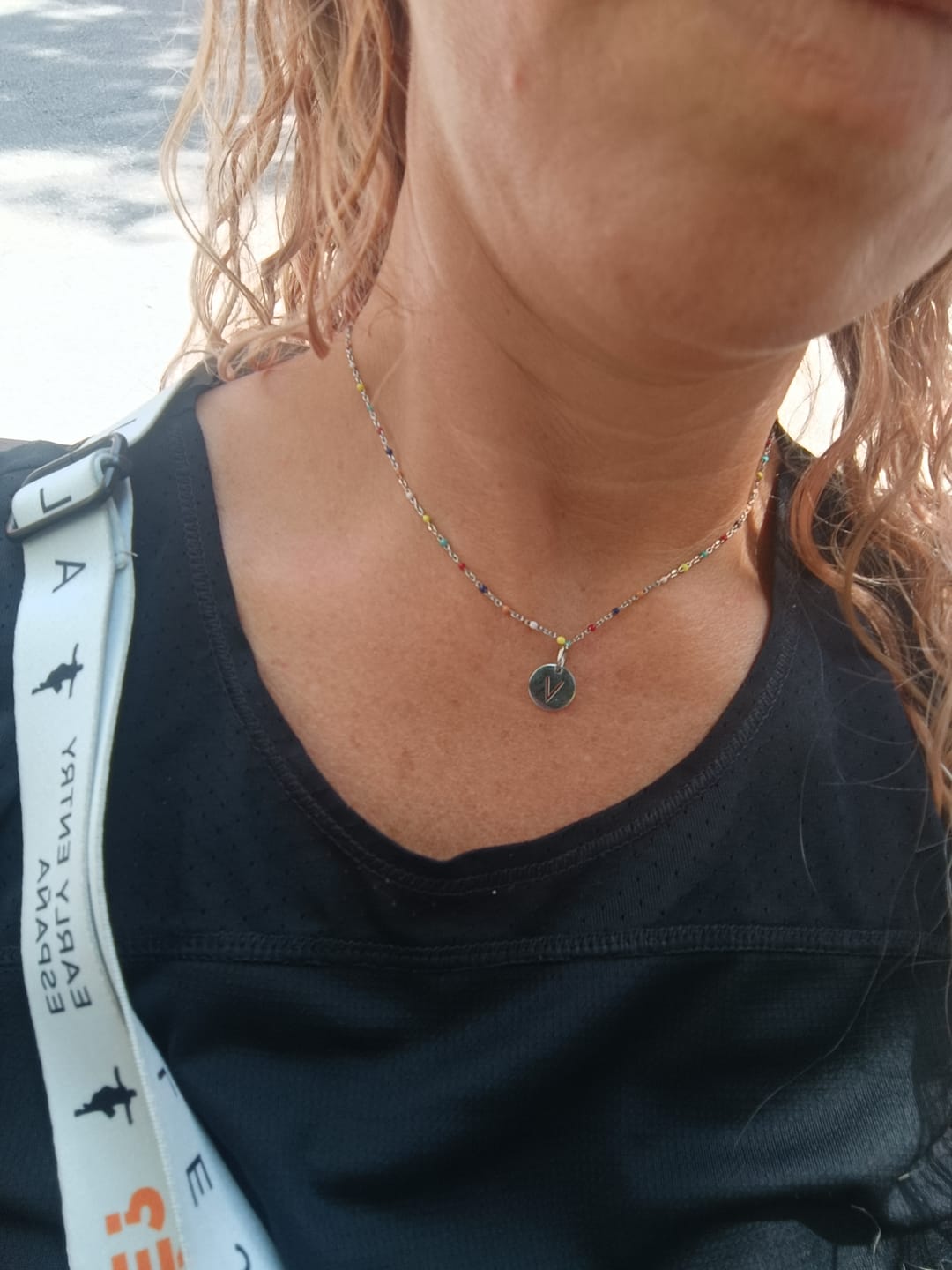 Customer photo review of Collar Letras ABC