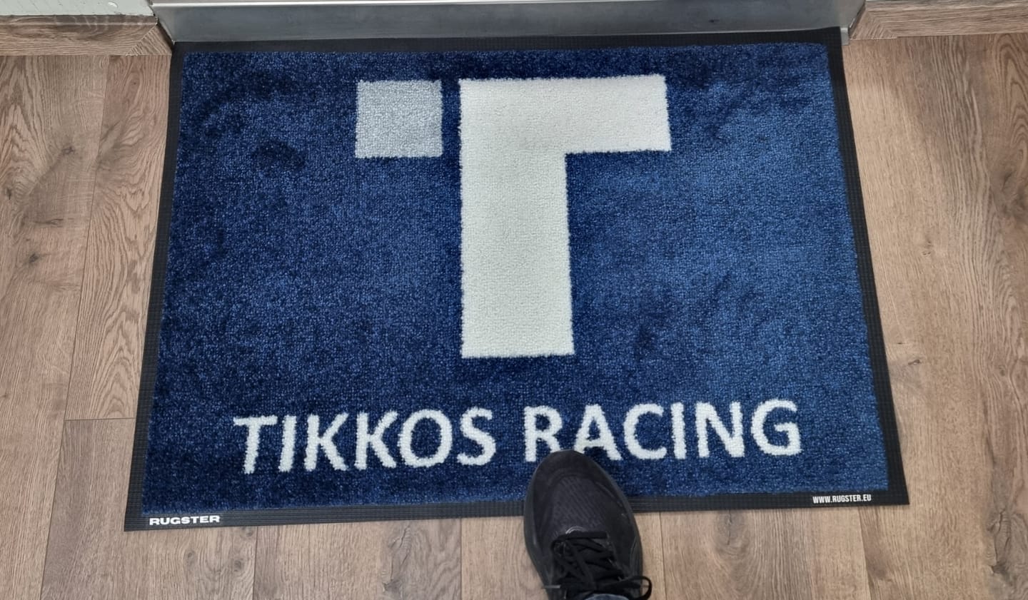 Customer photo review of Custom Indoor Logo Mat