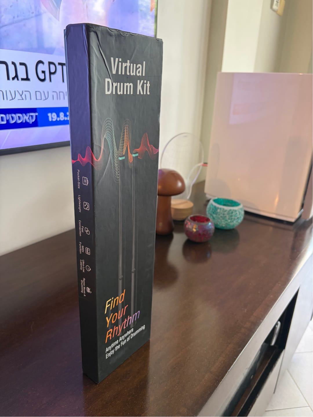 Customer photo review of מקלות תופים אלקטרוניים