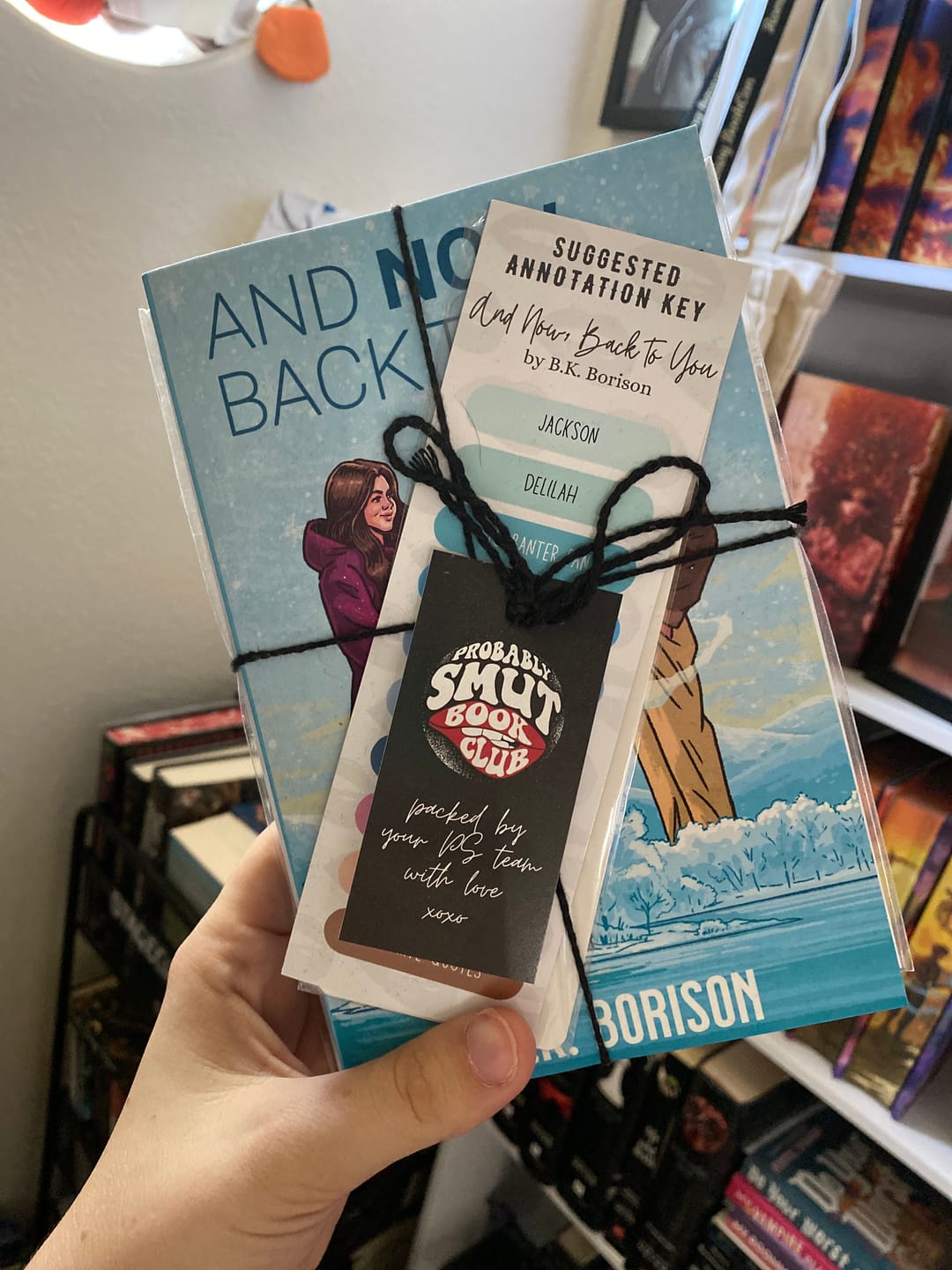 Customer photo review of good girl book club subscription