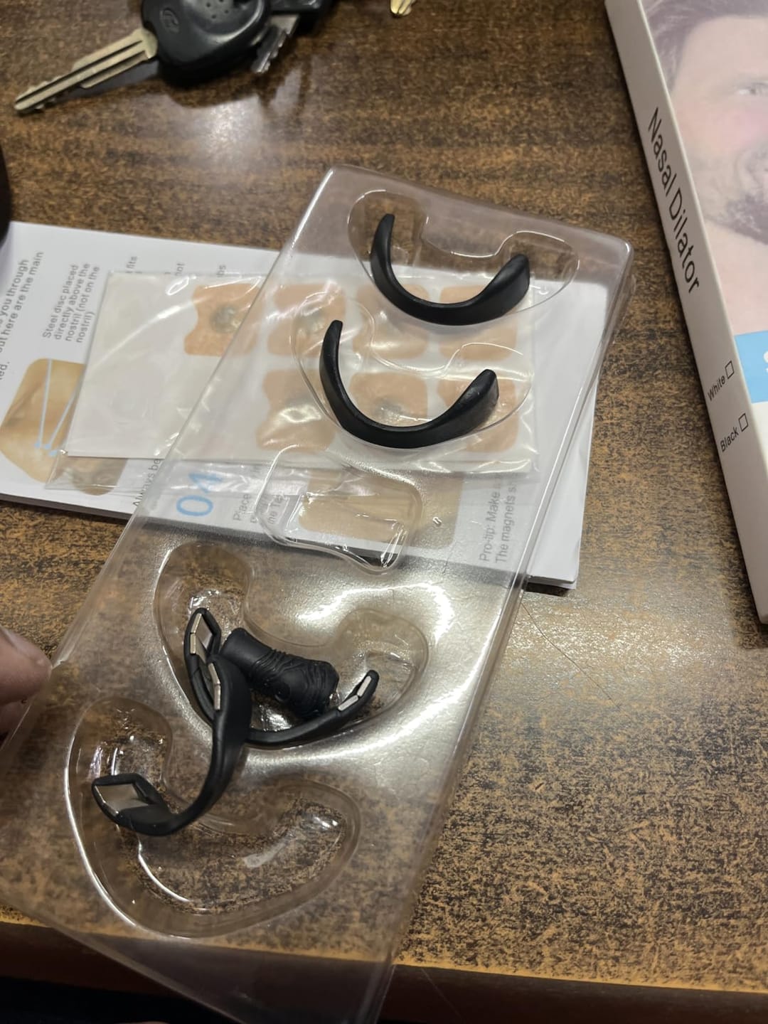 Customer photo review of Magnetic Nasal Strips