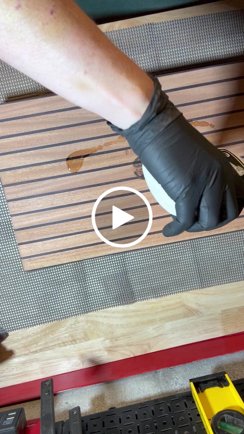 Customer video review of Combo of 24 , DIY Cutting Board Kit | Mahogany (3/4" x 2" x 18"), East Indian Rosewood (1/8" x 2" x 18")